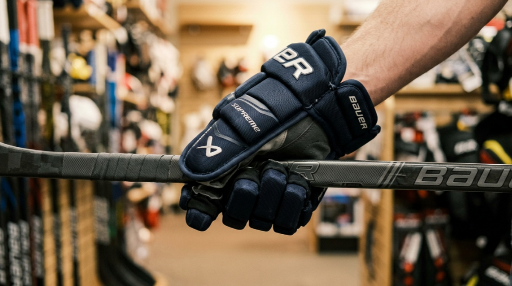 BAUER Vapor: плотный хват