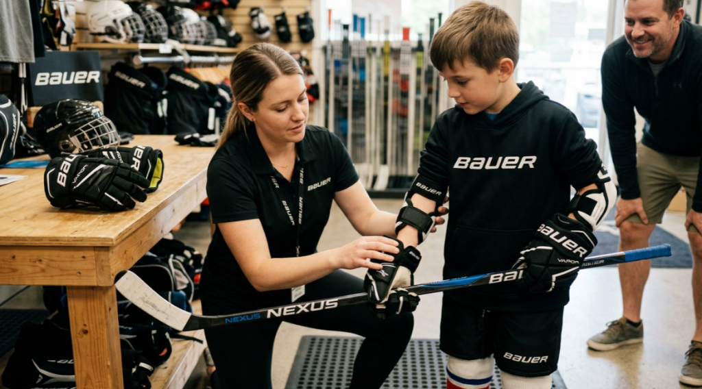 Детские краги BAUER